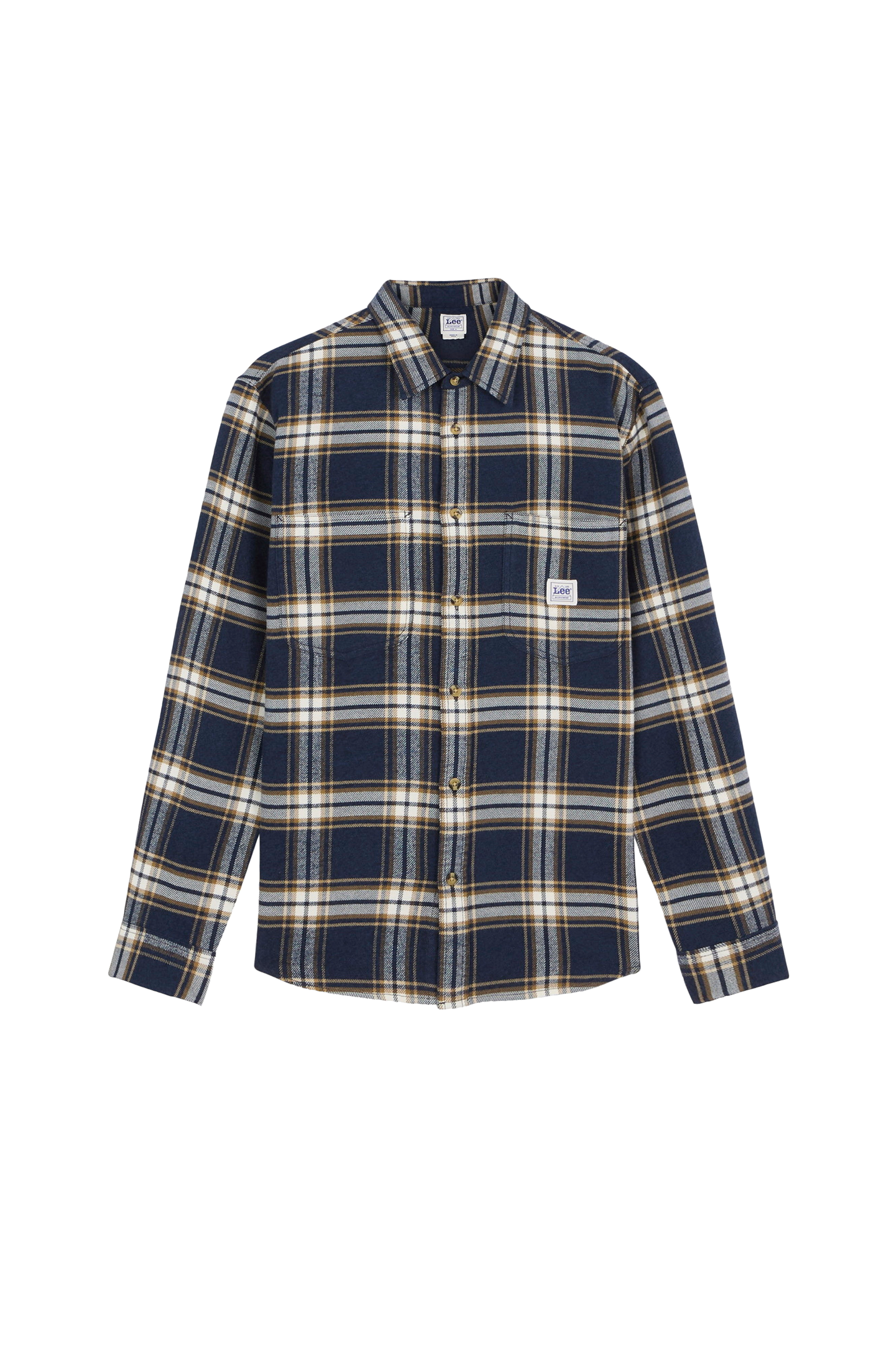 Flanellskjorte Workwear Shirt 2.0 Insignia Blue v:892249