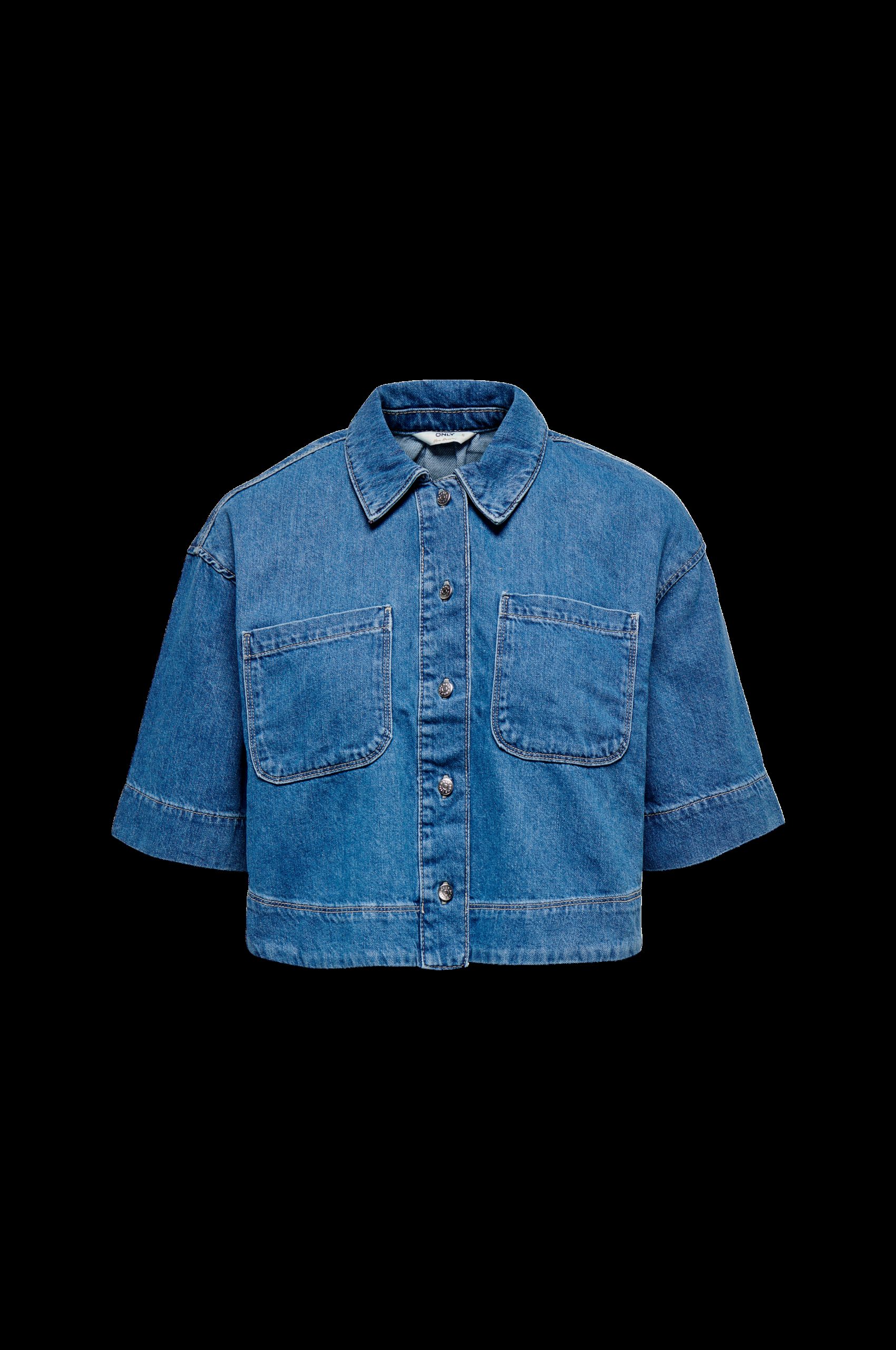 Denimskjorte onlCleo Life SS Crop v:8286736