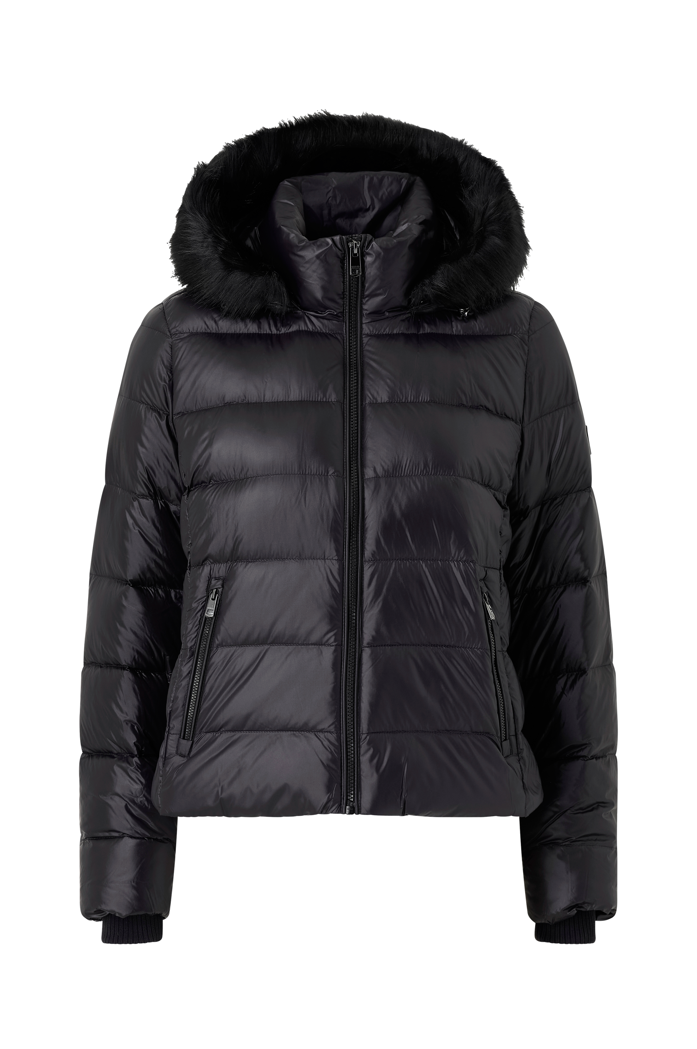 Dun jakke Gloss HW Down Slim Jacket W Fur v:5568002