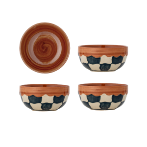 Check Bowl, sett med 4 stk. v:977552 Check Bowl, sett med 4 stk. v:977552