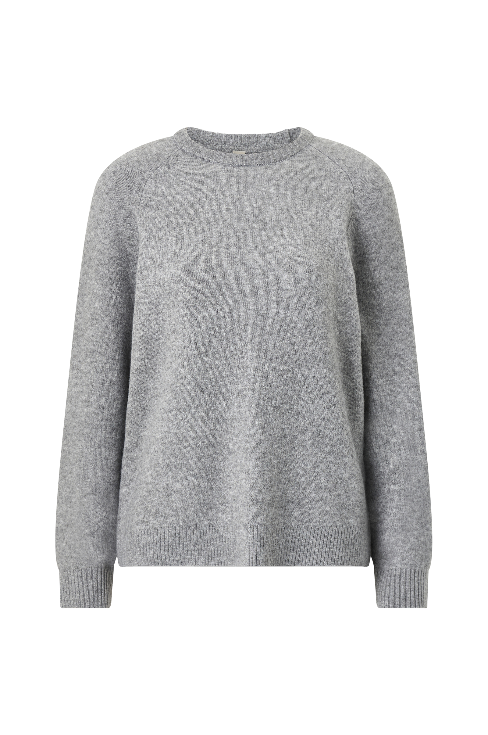 Genser Soft Plain Knitted Sweater LS v:214925
