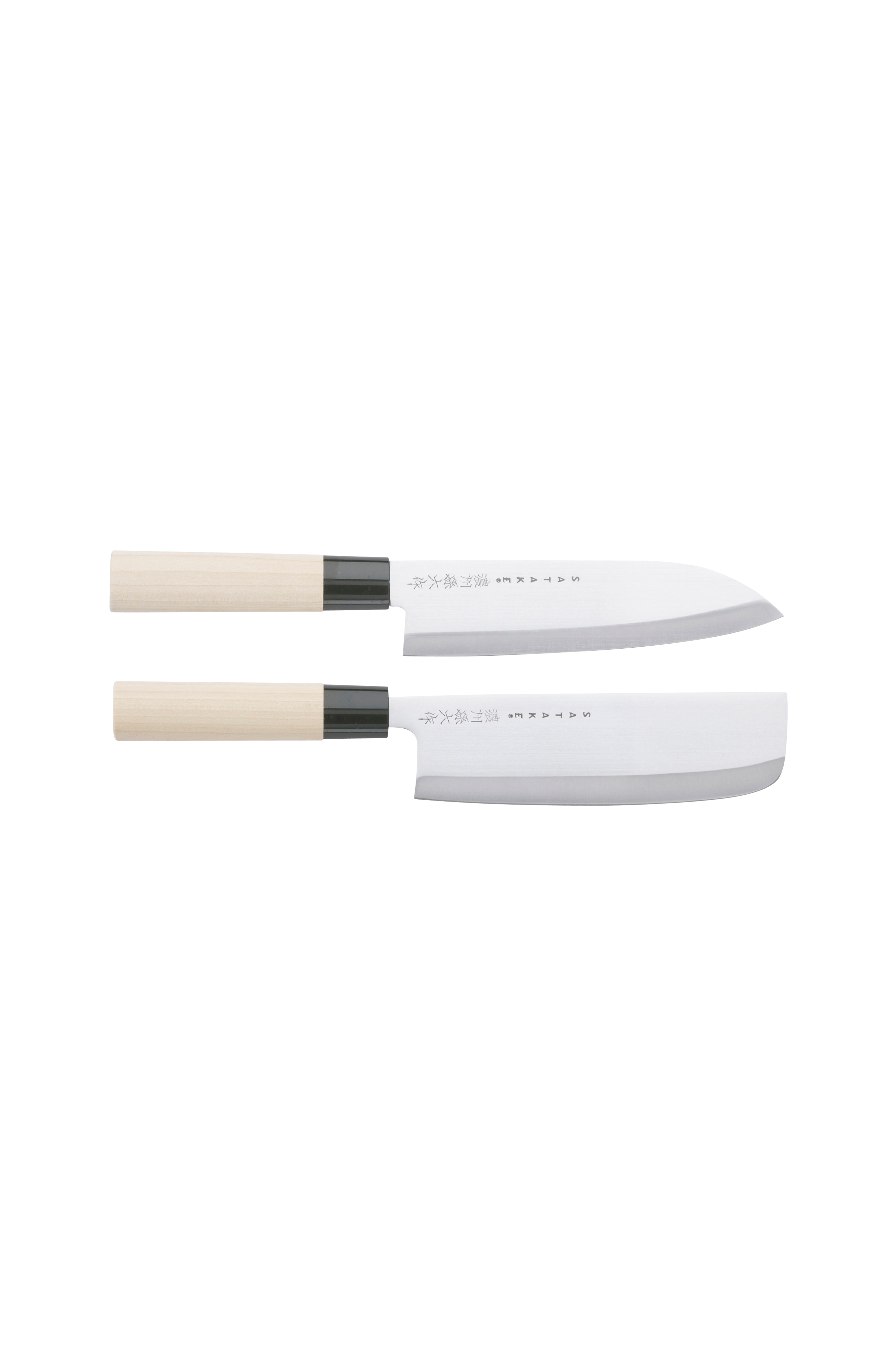 Knivsett Satake Houcho med Santoku & Nakiri i balsaboks v:9121335