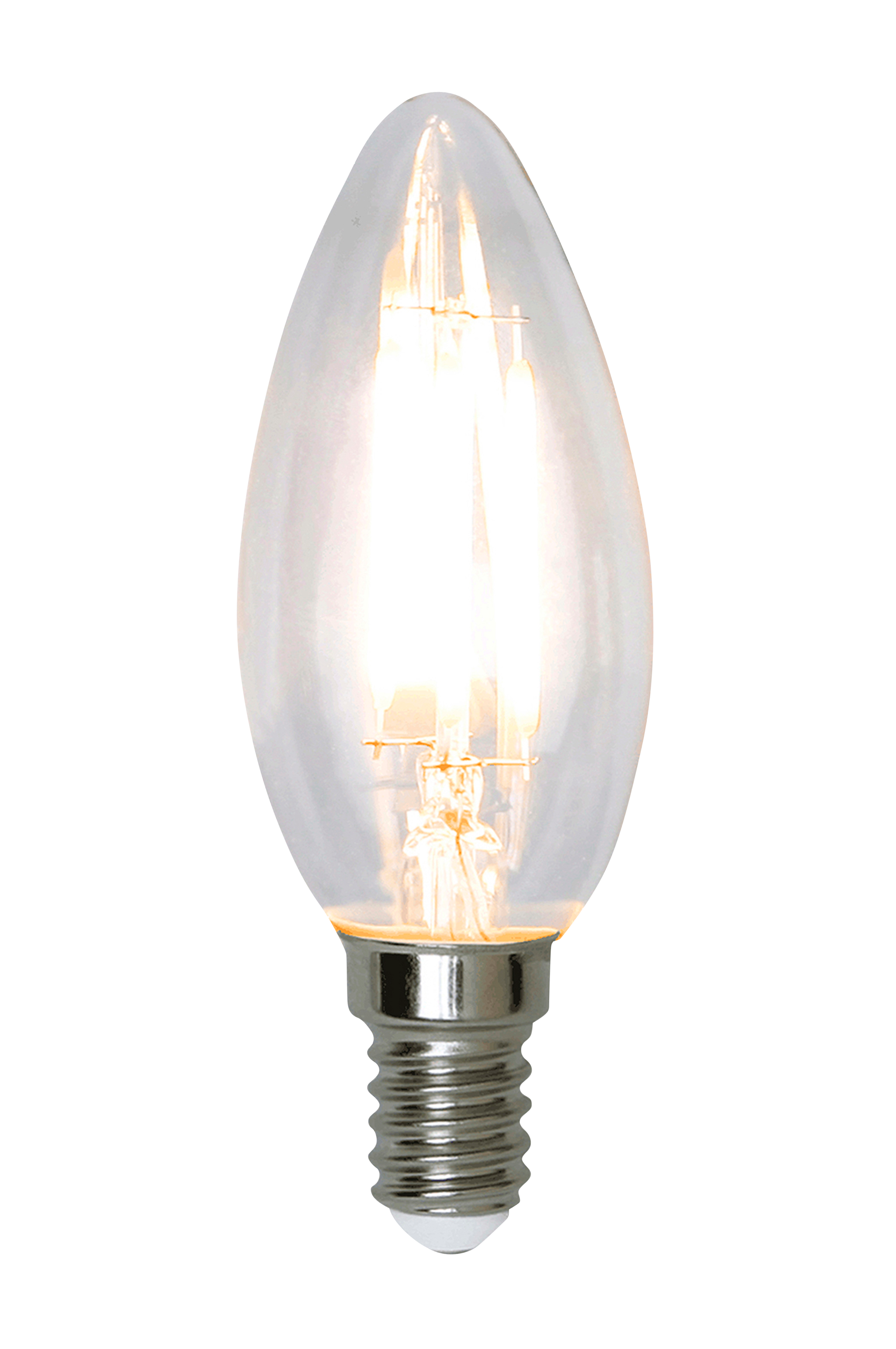 Lyspære E14 LED Filament Mignon Klar 4,2W v:1017090