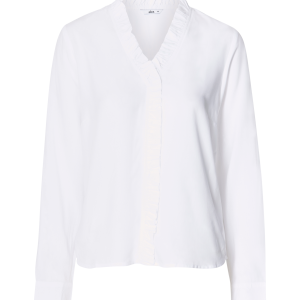 Viskosebluse med volangedetaljer v:5741822