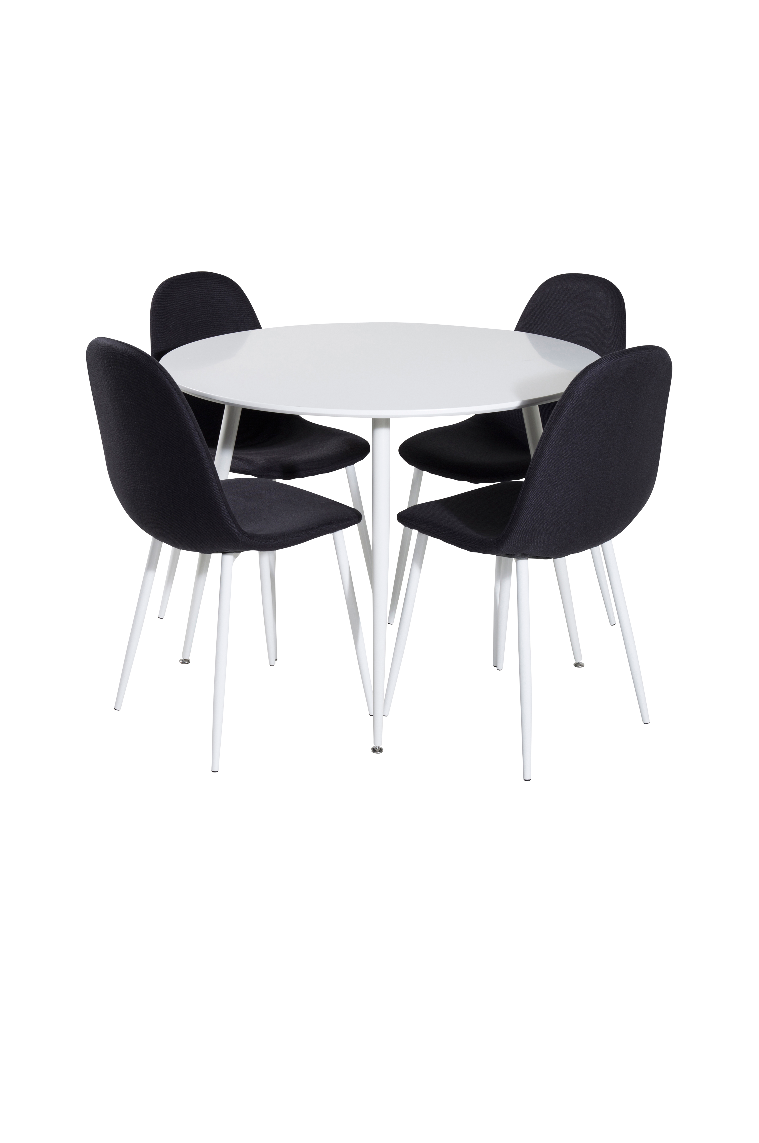 Spisegruppe Plaza med 4 stk spisestoler Polar v:3450195