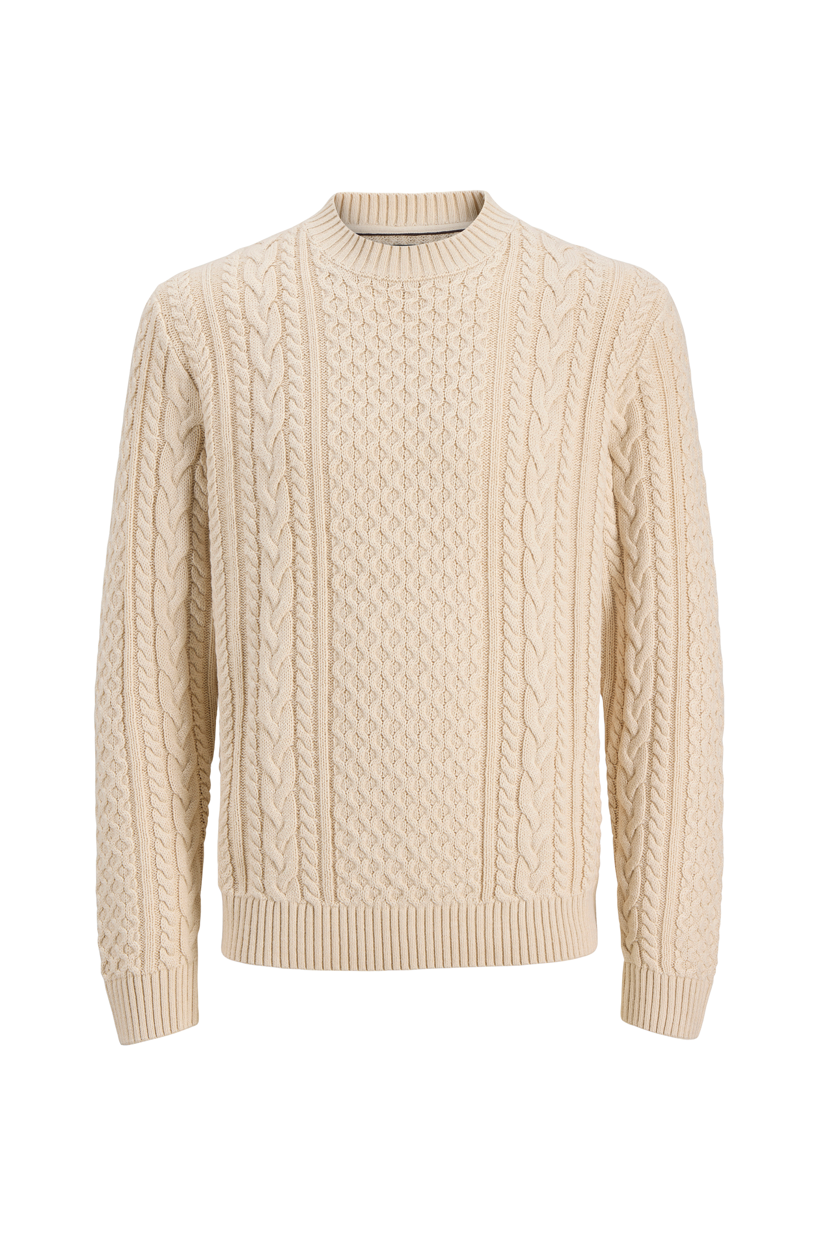 Genser Jprblucallum Cable Knit Crew Neck v:6796831
