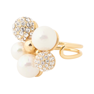 Ring Berry Pearl Crystal Maxi Ring v:9427752