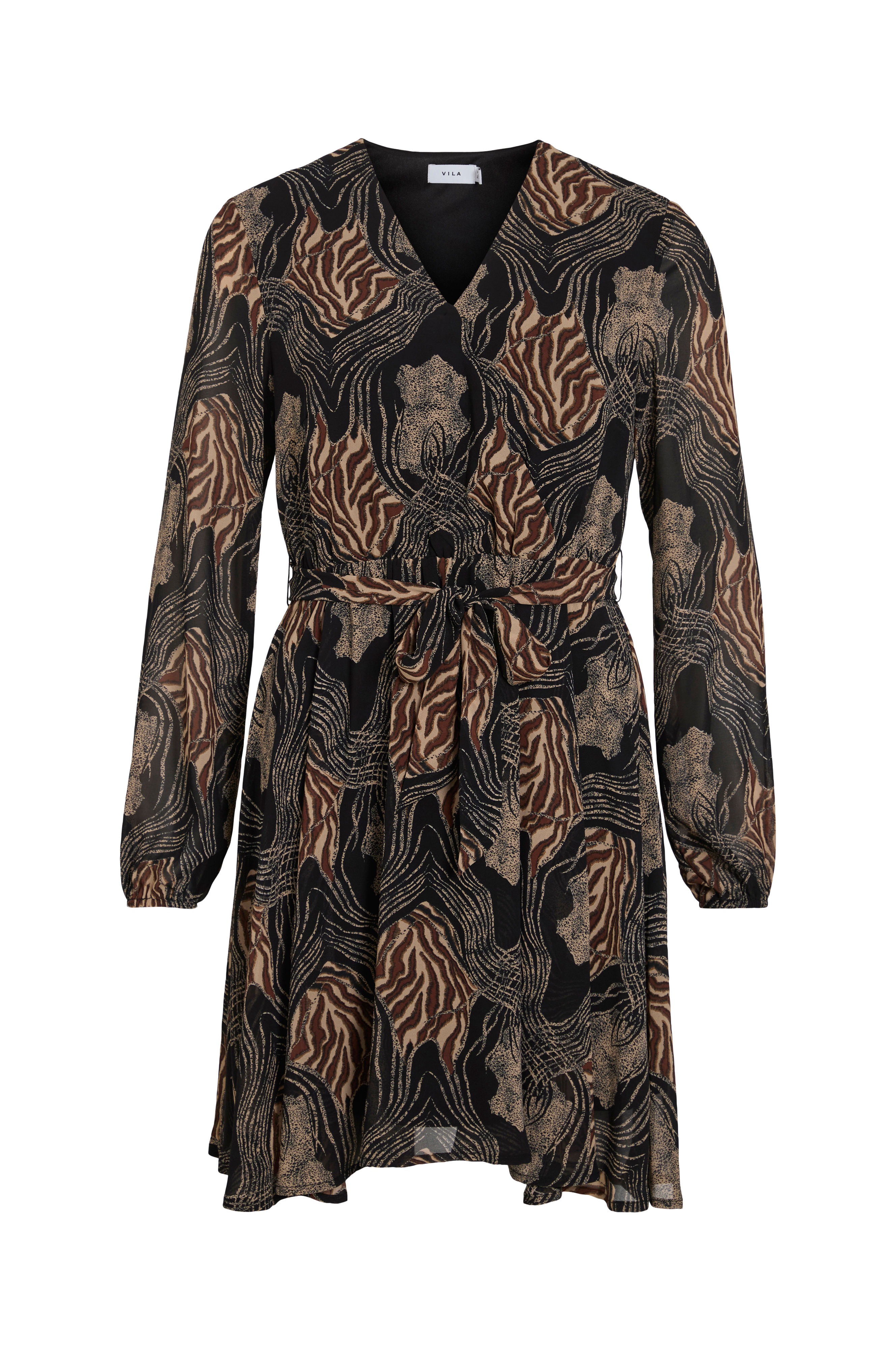 Kjole viLiora L/S Belted Dress/ka v:8132638