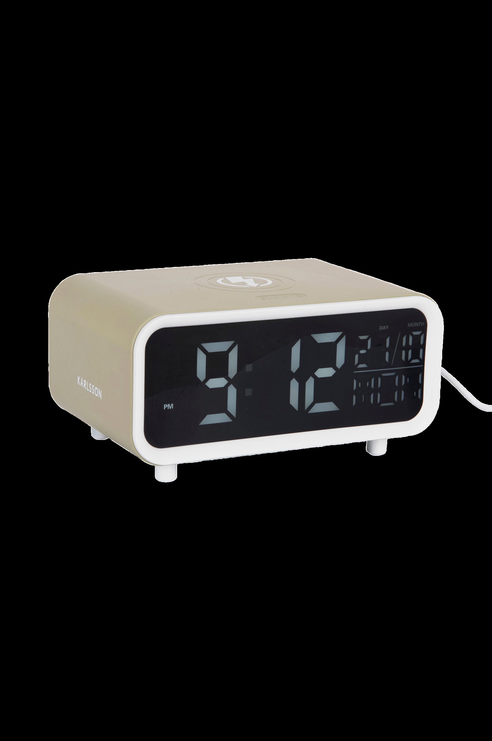 Alarmklokke Chunky LED W. Phone Charger v:4372782