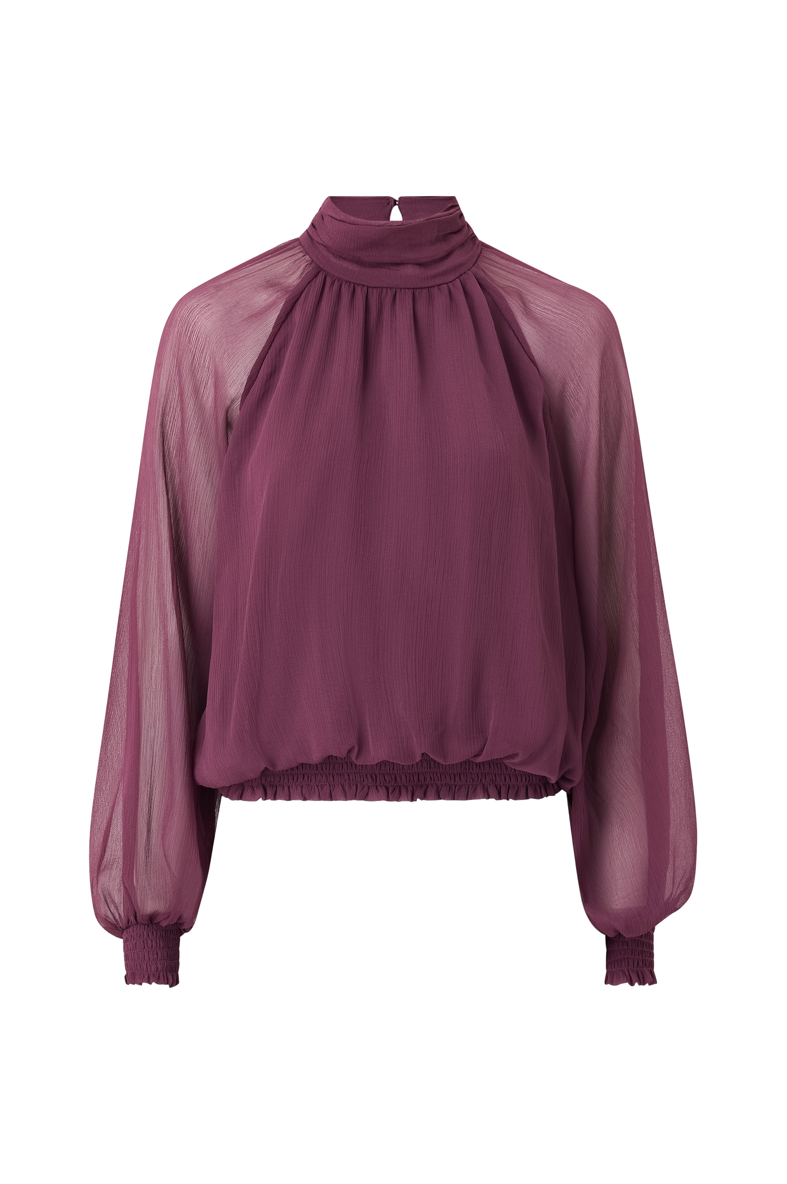 Bluse med ballongeffekt v:1939194