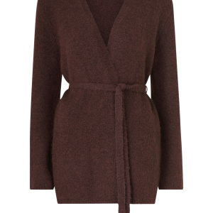 Åpen cardigan med bindebelte v:5773646 Åpen cardigan med bindebelte v:5773646
