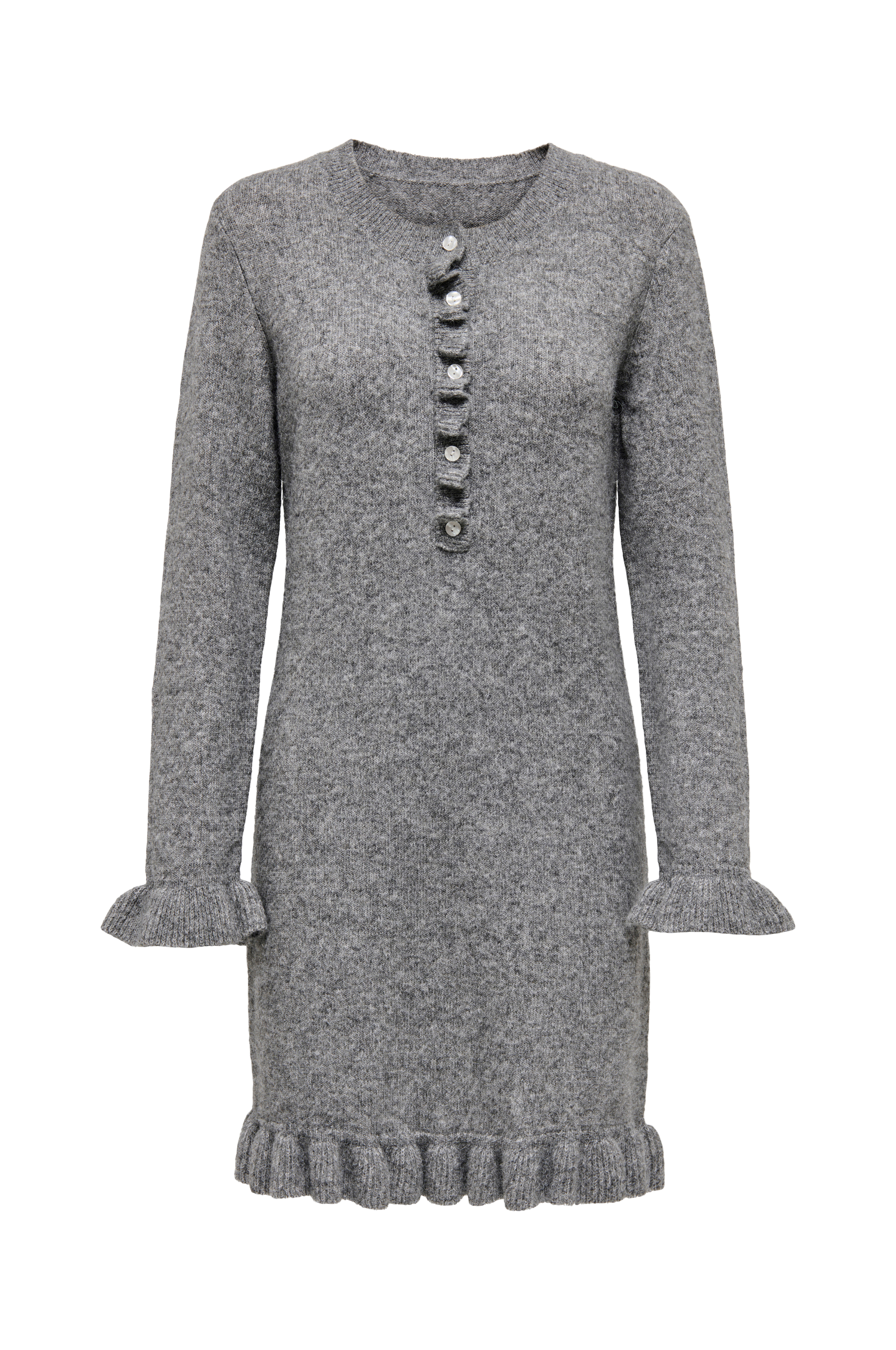 Kjole onlMera Life LS Frill Dress EX Knt v:3569607