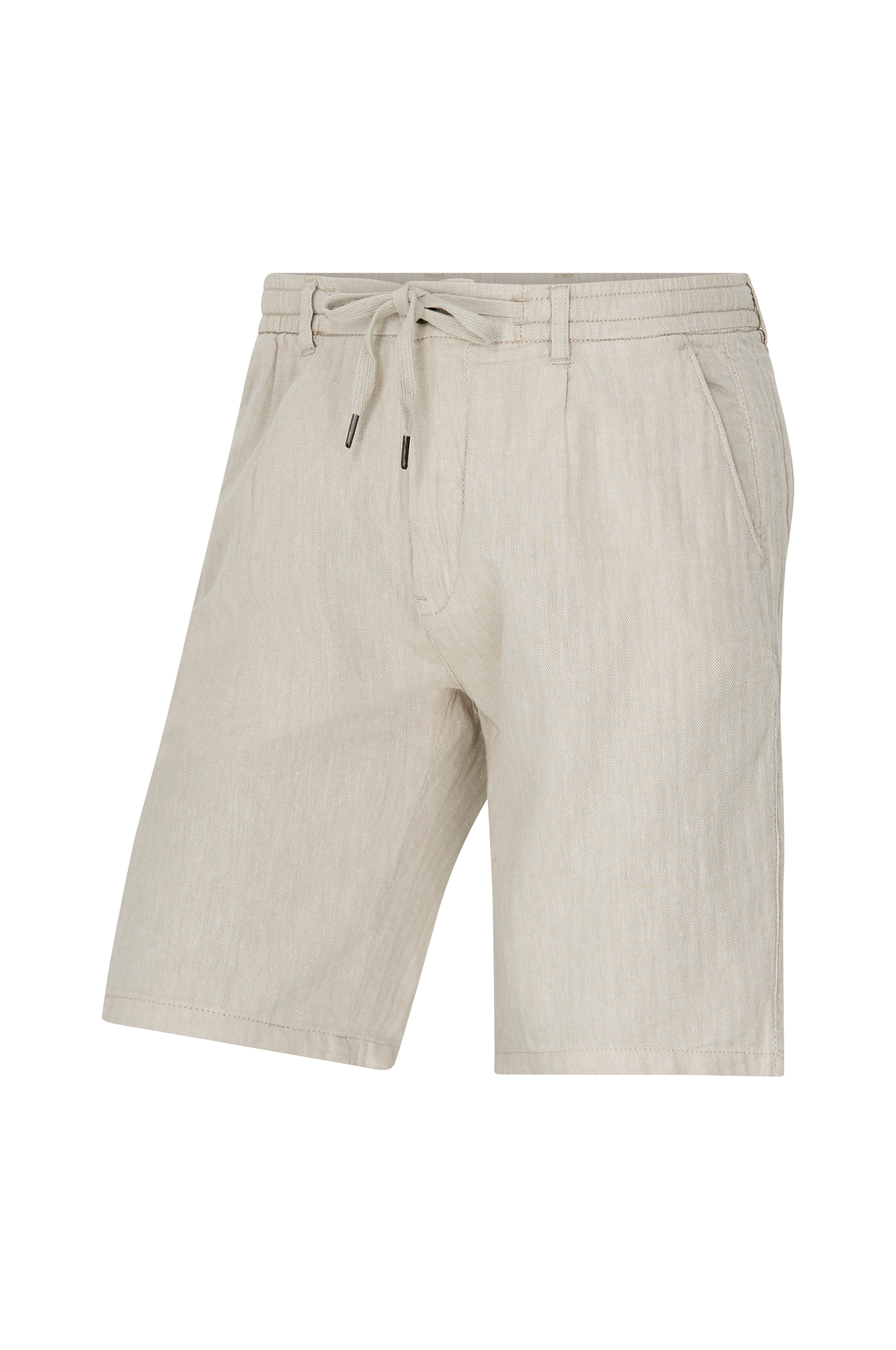 Shorts Linen Blend Herringbone Short v:775741