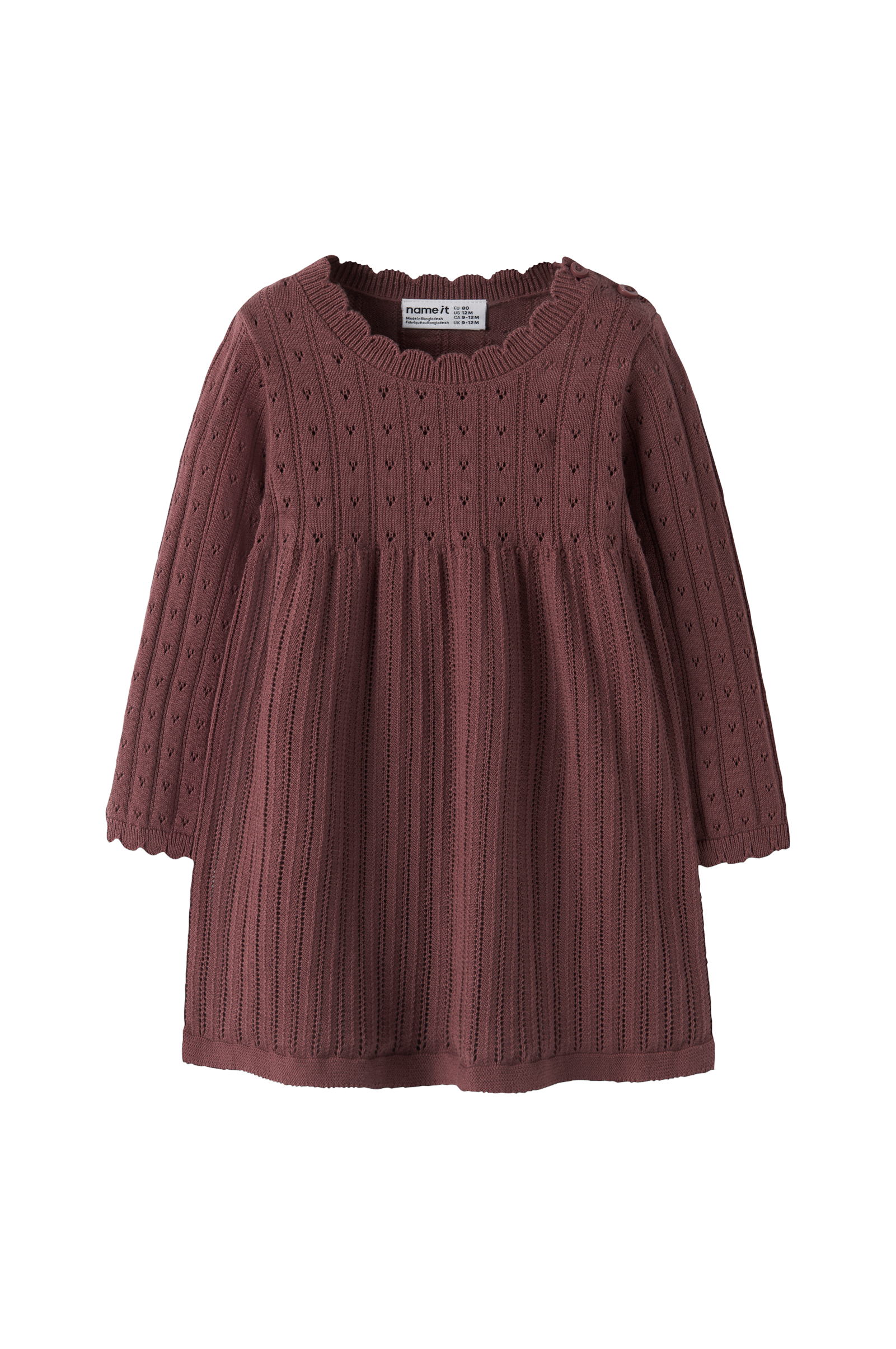 Kjole Nbfoxenia LS Knit Dress v:6324700