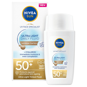 Sun UV Face Daily Fluid Medium Tinted Spf 50+ 40Ml v:1436194