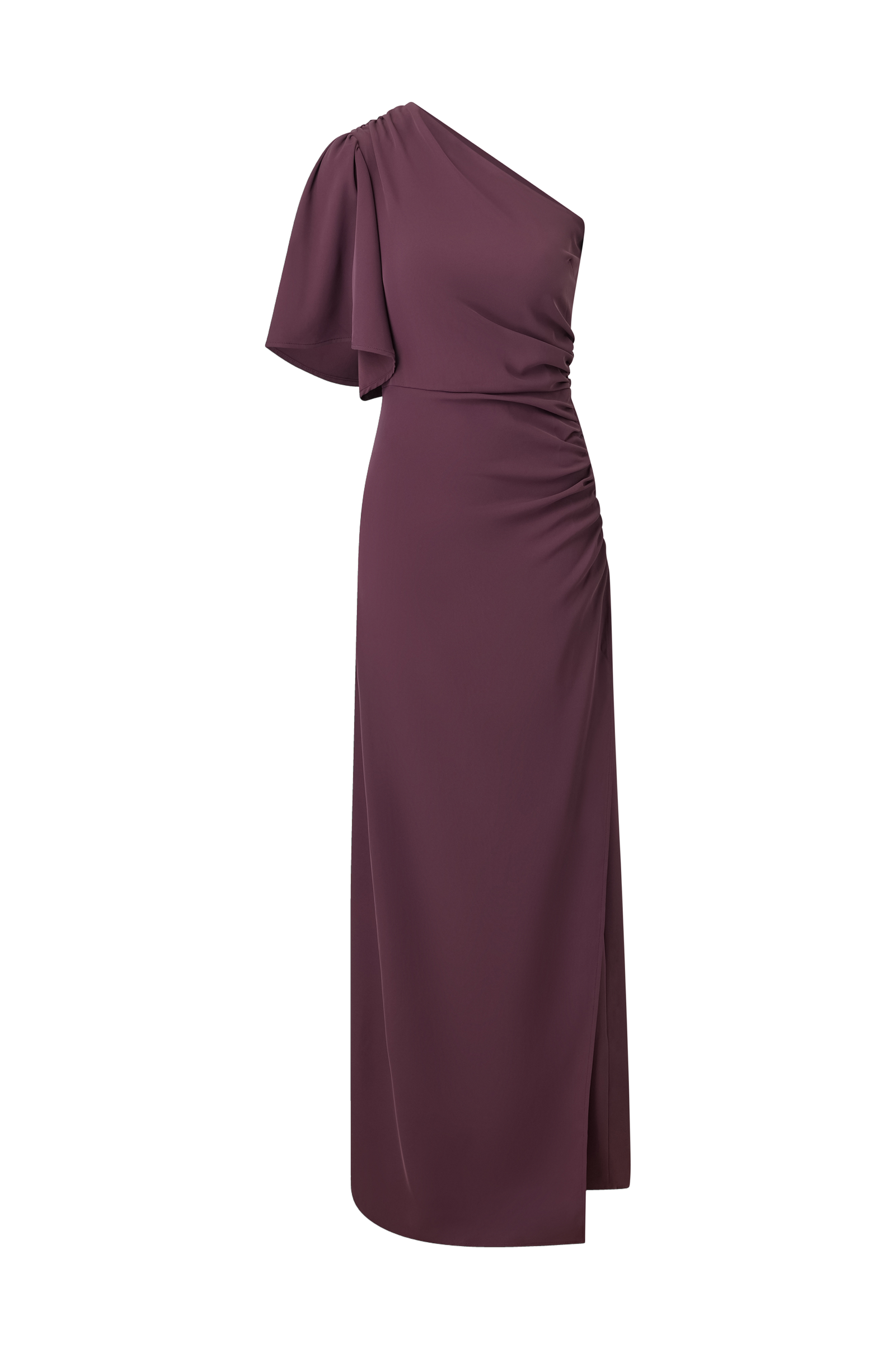 Maxikjole Ruched One Shoulder Gown v:2568584