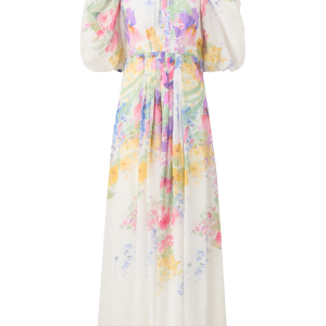 Maxikjole *dotted Georgette Tieback Gown v:5726901 Maxikjole *dotted Georgette Tieback Gown v:5726901