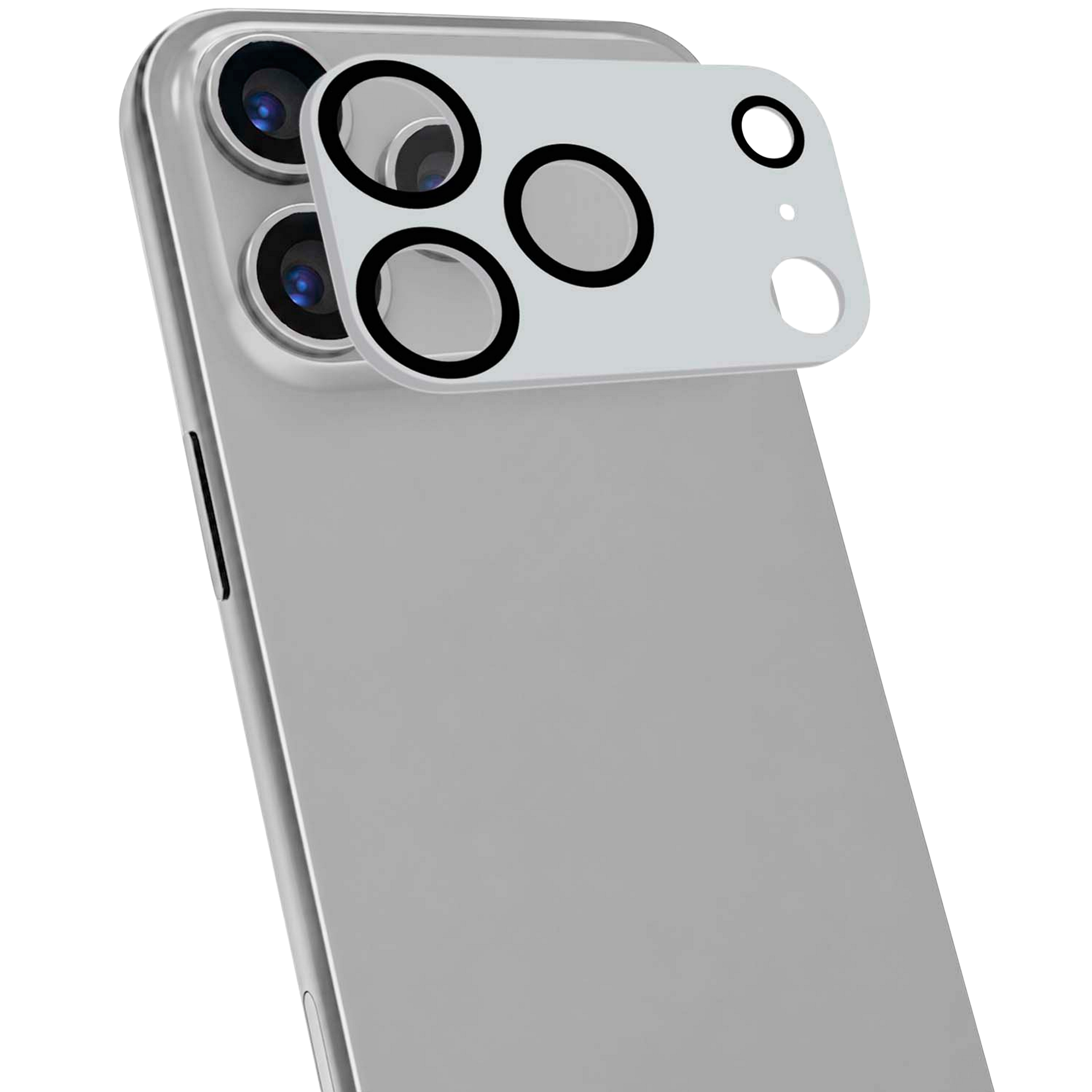 Kamerabeskyttelse CameraPro iPhone 18 Pro Max/17 Pro Max Silver v:1041363