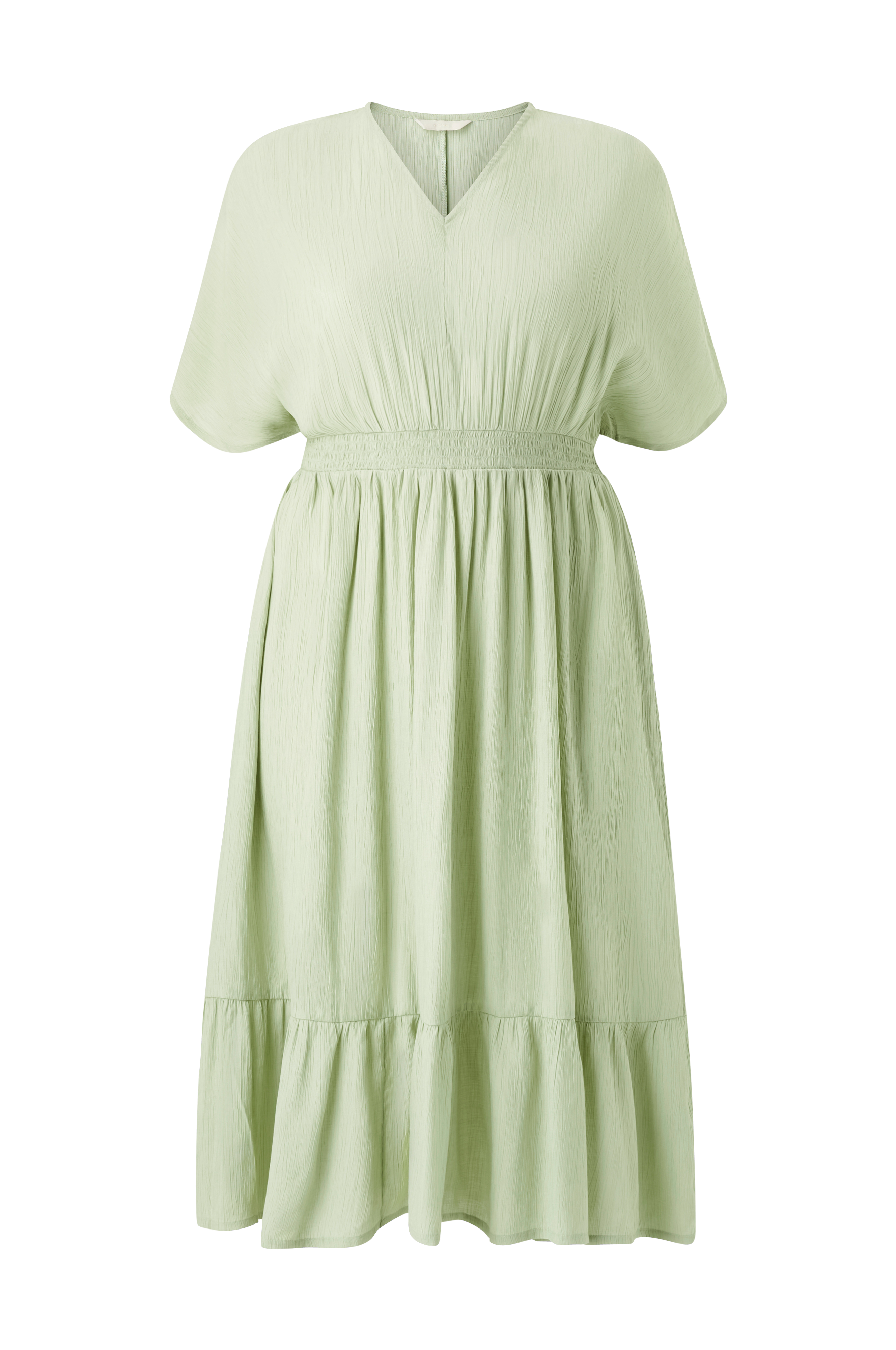 Maxikjole med smock v:8456946