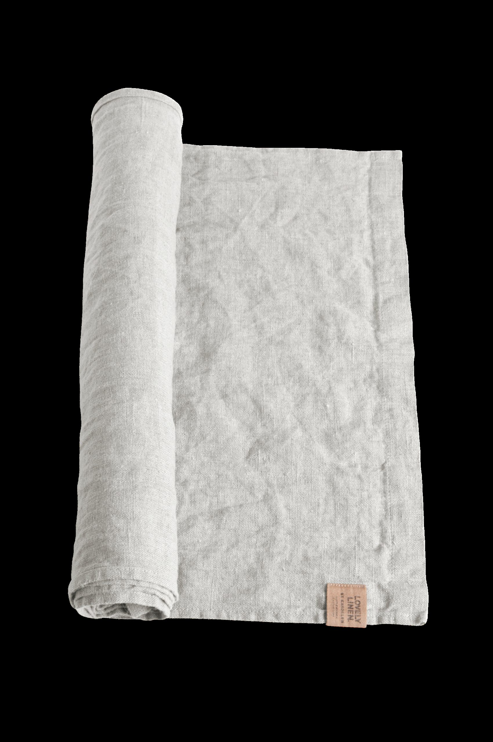 Bordløper « Lovely » i vasket lin v:4849984
