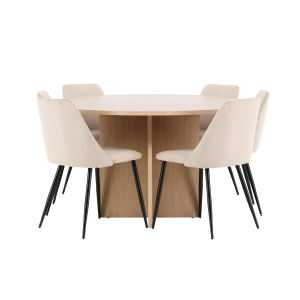 Spisebord Strada med stol Night v:833432