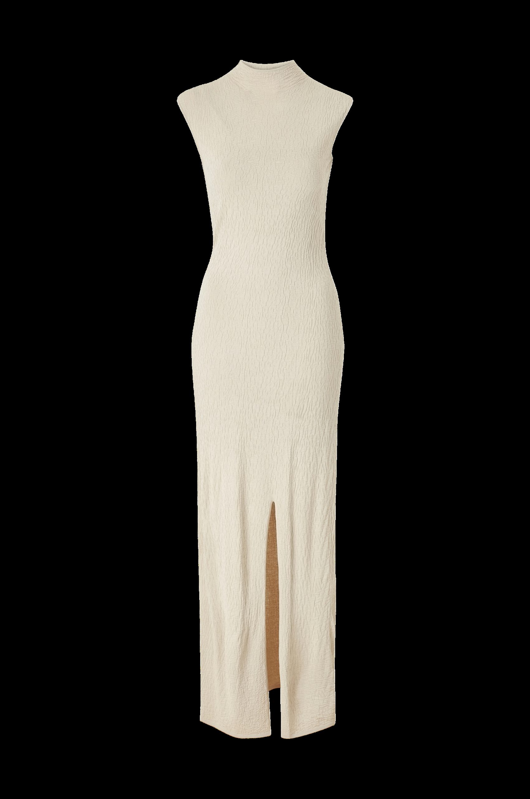 Maxikjole Crinkled Ankle Knit Shift Dress v:8741968