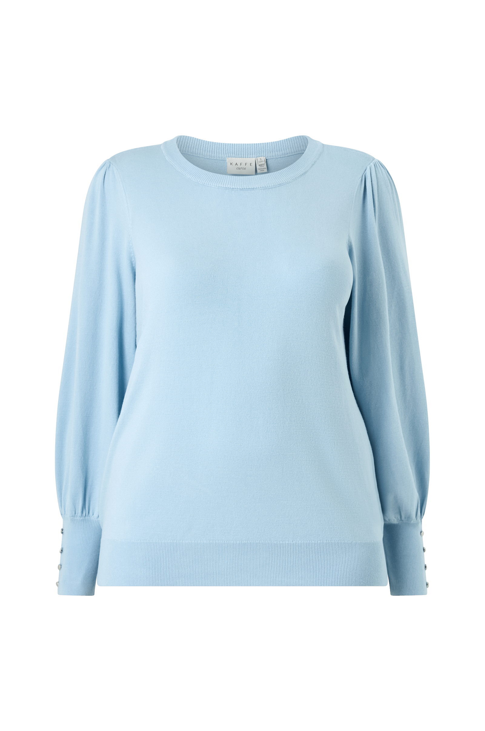 Genser KClizzy Round Neck Pullover Buttons v:6886978