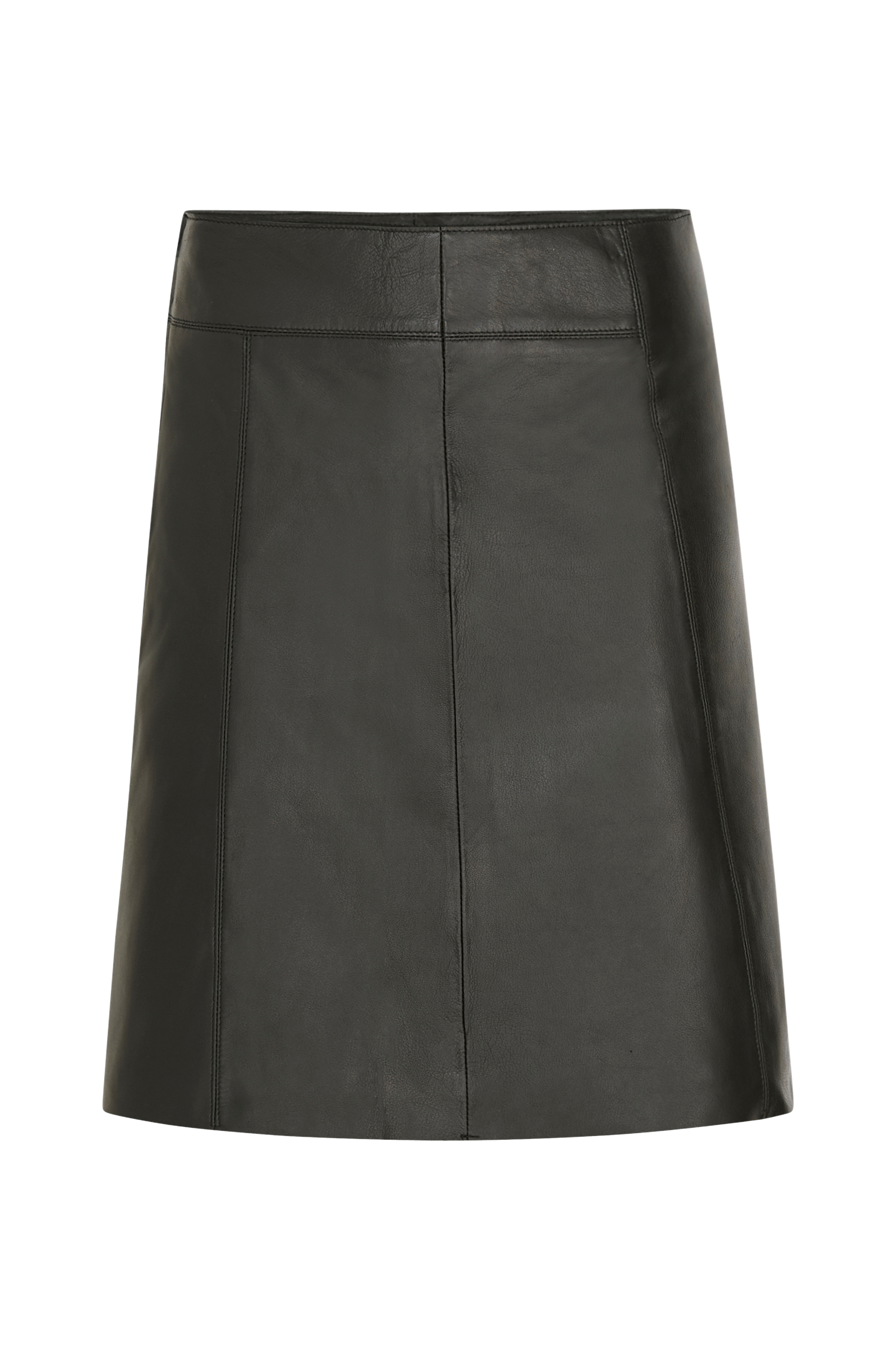 Skinn skjørt slfNew Ibi MW Leather Skirt v:3987390