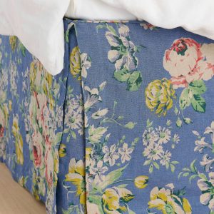 Sengekappe Candice Rose i vasket lin 52 cm v:4219124