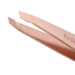 Pinsett Rose Gold Slant Tweezer v:417890
