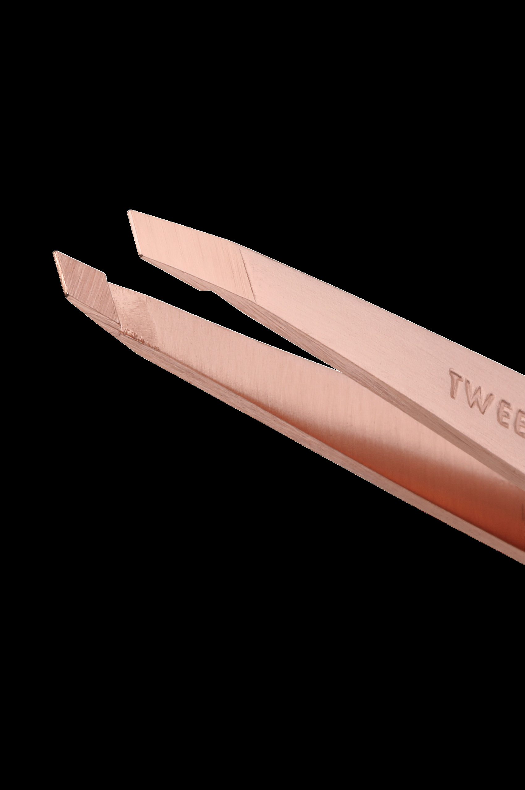 Pinsett Rose Gold Slant Tweezer v:417890