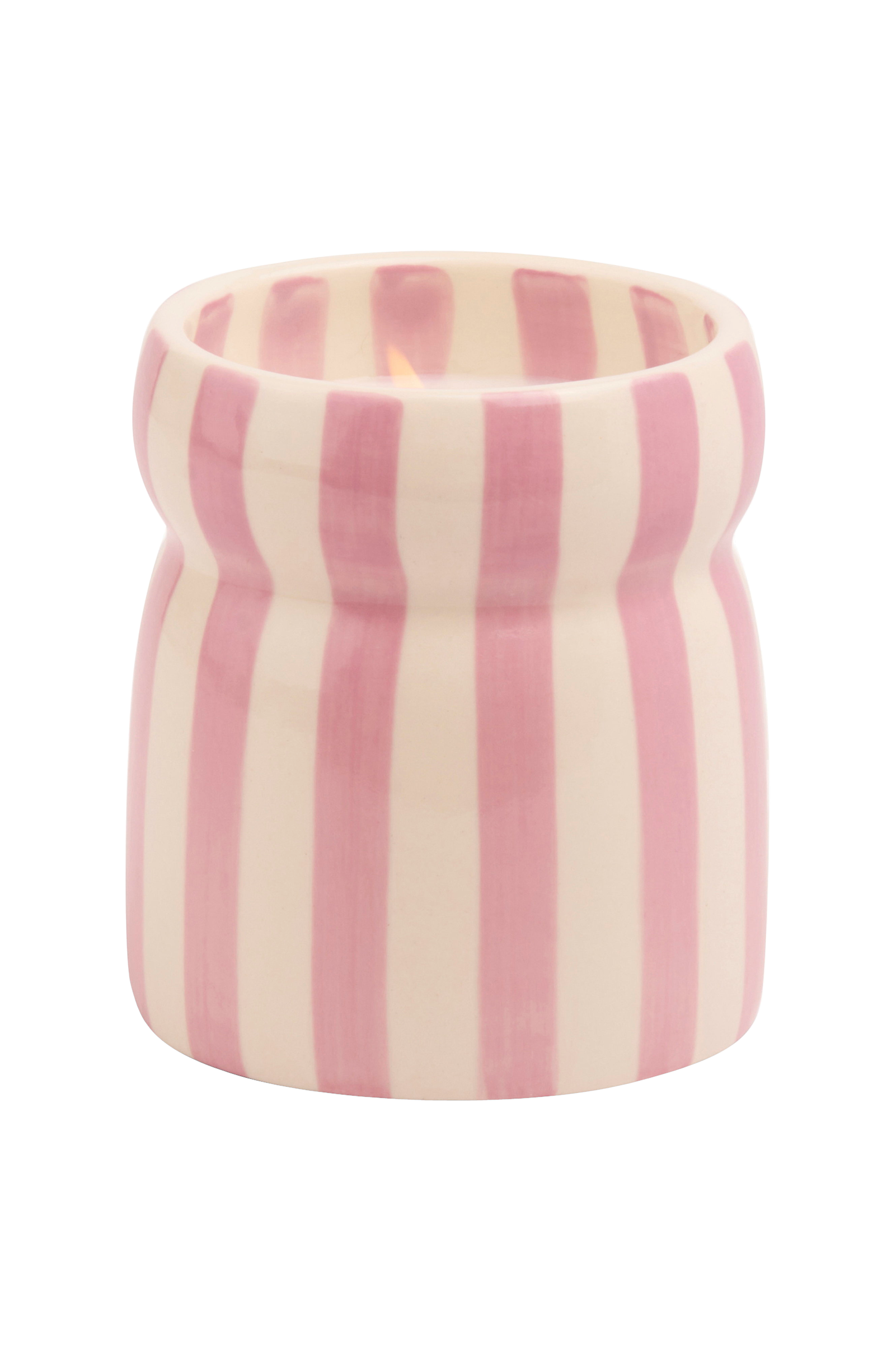 Cabana Duftlys Rust Striped Ceramic v:8238082
