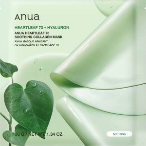 Heartleaf 70 Soothing Collagen Mask 38G (1EA)*4Sett v:4610719 Heartleaf 70 Soothing Collagen Mask 38G (1EA)*4Sett v:4610719