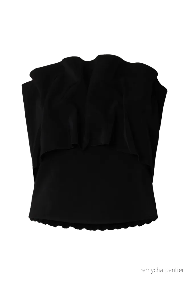 Topp slfVinelle Pleated Bandeau B v:3923893