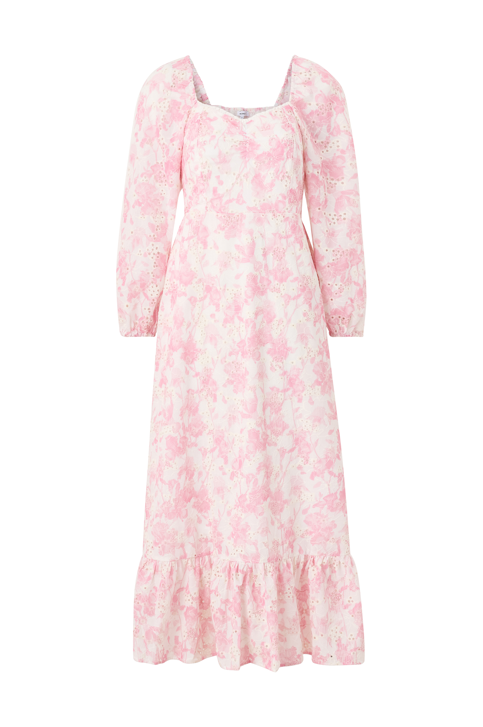 Maxikjole Broderie Anglaise Dress v:3407582